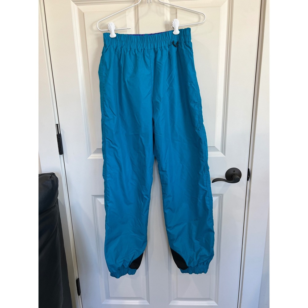 Vintage Columbia Ski Snowboard Nylon Pants Teal Size Small